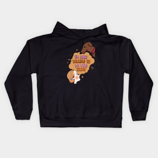 I'm Only Talking to My Dog Today Kids Hoodie